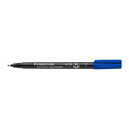 Staedtler Lumocolor Permanent Fine Marker 318 Blue Box 10