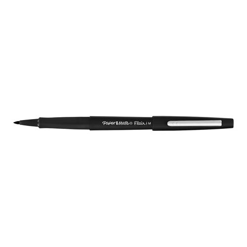 Papermate Flair Fineliner Pen 0.7mm Black Box 12