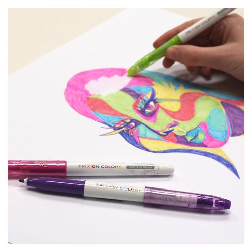 Pilot Frixion Colors Erasable Marker Assorted Set 6