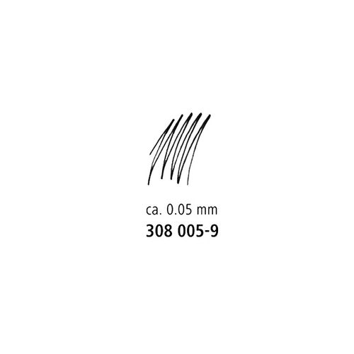 Staedtler Pigment Liner 0.05mm Black 308 005-9 Box 10