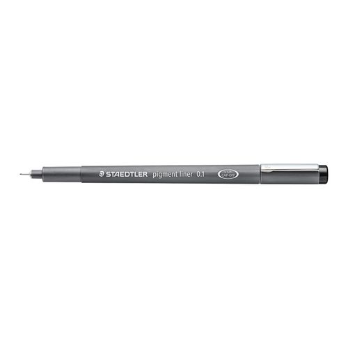 Staedtler Pigment Liner 0.1mm Black 308 01-9 Box 10