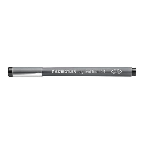 Staedtler Pigment Liner 0.4mm Black 308 04-9 Box 10