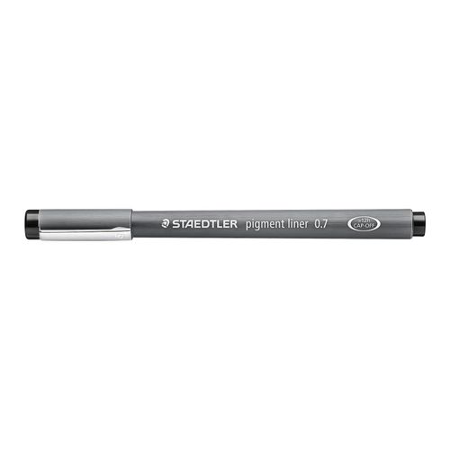 Staedtler Pigment Liner 0.7mm Black 308 07-9 Box 10