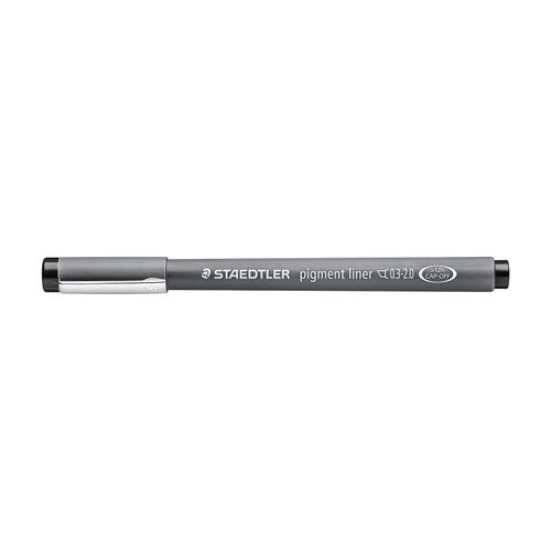 Staedtler Pigment Liner Chisel Tip 0.3-2.0mm Black 308 C2-9 Box 10
