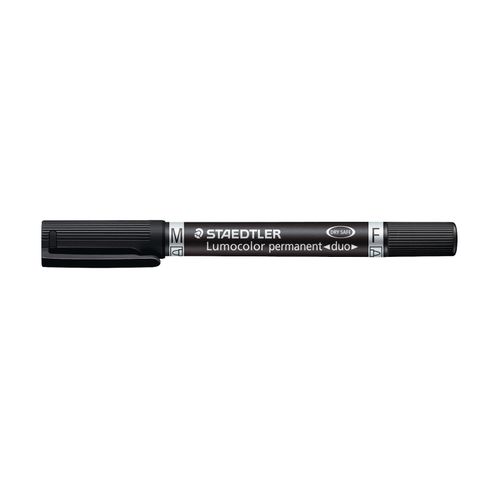 Staedtler 348 Permanent Twin Tip Marker Black Box 10