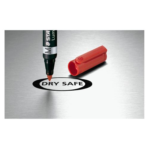 Staedtler 348 Permanent Twin Tip Marker Red Box 10