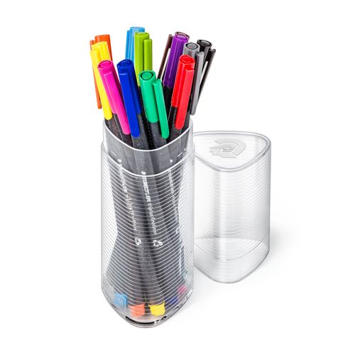 Staedtler Triplus Fineliner Pen Tub Of 12 Assorted Colours 334 PR12