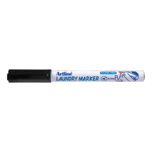 Artline 750 Laundry Marker 0.7mm Bullet Nib Black - Sold Each (12 per Box)