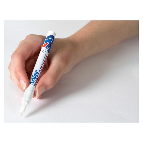Artline 750 Laundry Marker 1.2mm Bullet Nib White - Sold Each (12 per Box)
