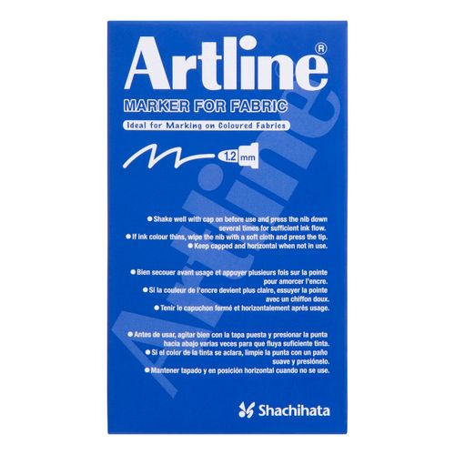 Artline 750 Laundry Marker 1.2mm Bullet Nib White - Sold Each (12 per Box)