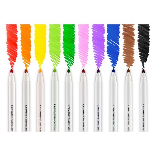 Crayola Washable Super Tip Markers Deskpack Assorted Pack 40