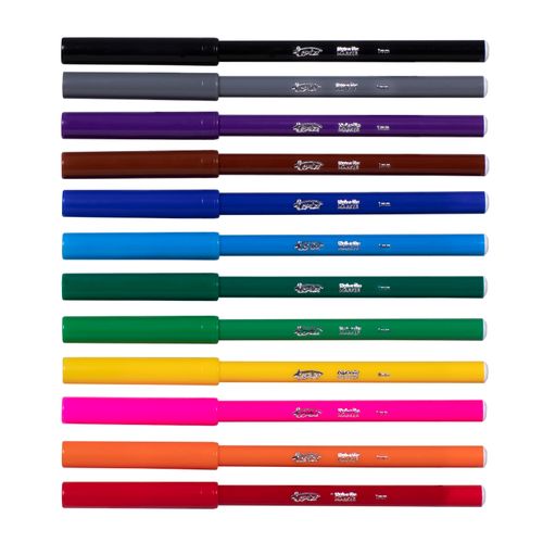 Texta Nylorite Colouring Markers Assorted Wallet 12