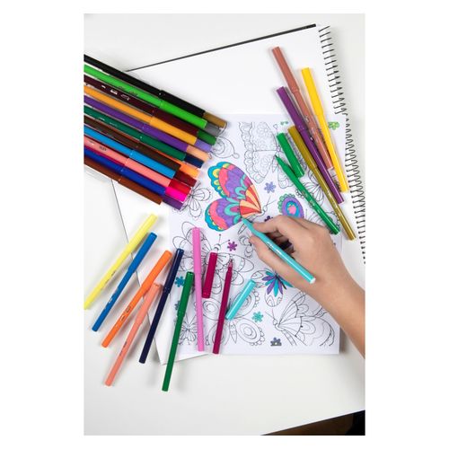 Texta Nylorite Colouring Markers Assorted Wallet 36