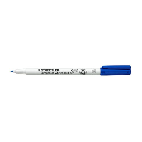 Staedtler Lumocolor 301 Whiteboard Marker Bullet Blue Box 10