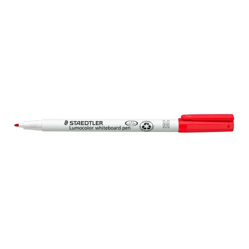 Staedtler Lumocolor 301 Whiteboard Marker Bullet Red Box 10