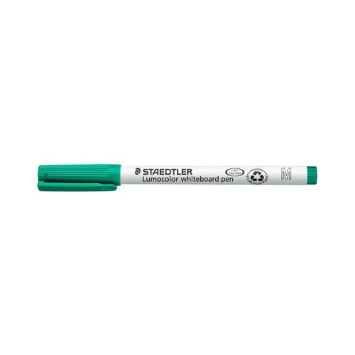 Staedtler Lumocolor 301 Whiteboard Marker Bullet Green Box 10