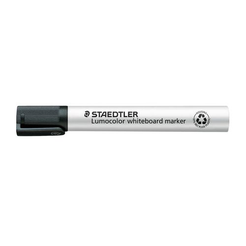Staedtler Lumocolor 351B Whiteboard Marker Chisel Black - Sold Each (10 per box)