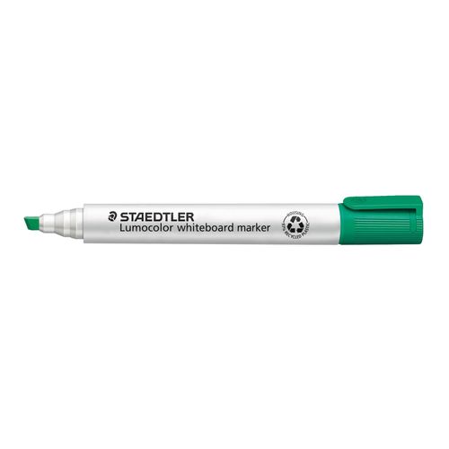 Staedtler Lumocolor 351B Whiteboard Marker Chisel Green - Sold Each (10 per box)