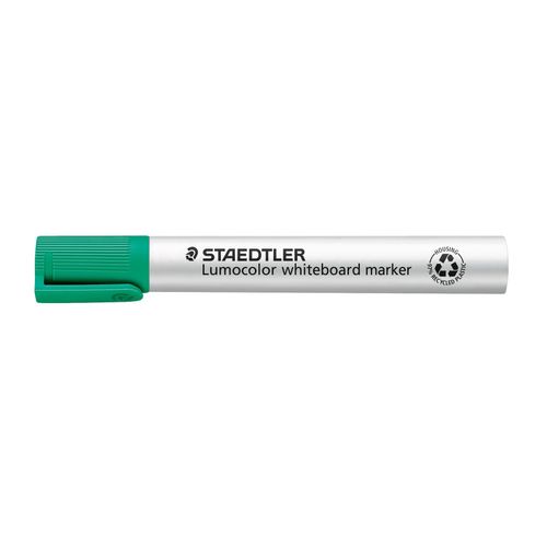 Staedtler Lumocolor 351B Whiteboard Marker Chisel Green - Sold Each (10 per box)