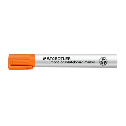 Staedtler Lumocolor 351B Whiteboard Marker Chisel Orange - Sold Each (10 per box)