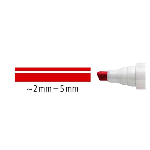 Staedtler Lumocolor 351B Whiteboard Marker Chisel Orange - Sold Each (10 per box)