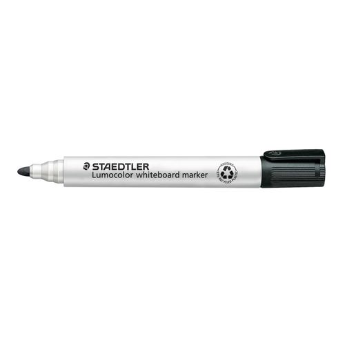 Staedtler Lumocolor 351 Whiteboard Marker Bullet Black - Sold Each (10 per box)