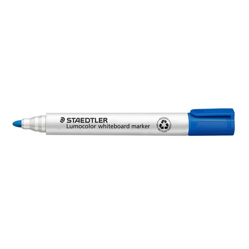 Staedtler Lumocolor 351 Whiteboard Marker Bullet Blue - Sold Each (10 per box)