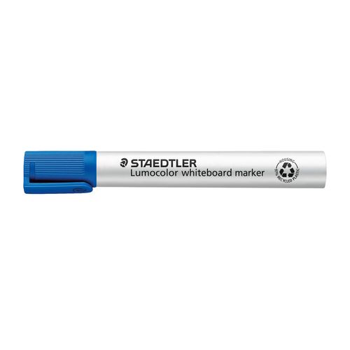 Staedtler Lumocolor 351 Whiteboard Marker Bullet Blue - Sold Each (10 per box)