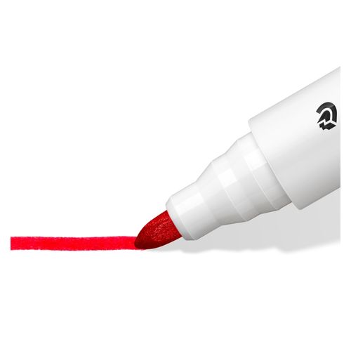 Staedtler Lumocolor 351 Whiteboard Marker Bullet Red - Sold Each (10 per box)
