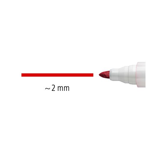 Staedtler Lumocolor 351 Whiteboard Marker Bullet Red - Sold Each (10 per box)