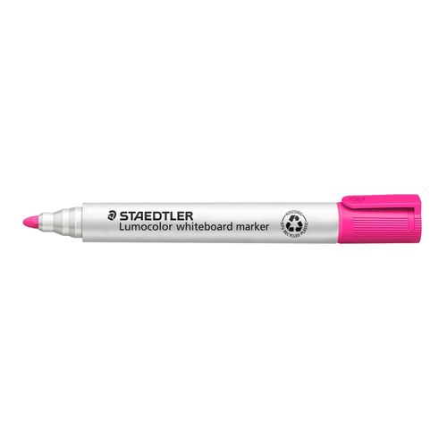 Staedtler Lumocolor 351 Whiteboard Marker Bullet Pink - Sold Each (10 per box)