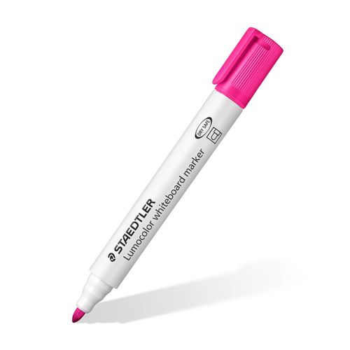 Staedtler Lumocolor 351 Whiteboard Marker Bullet Pink - Sold Each (10 per box)