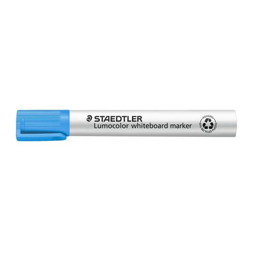 Staedtler Lumocolor 351 Whiteboard Marker Bullet Light Blue - Sold Each (10 per box)