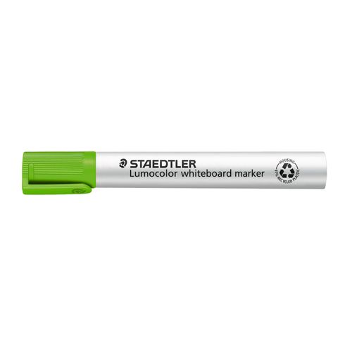 Staedtler Lumocolor 351 Whiteboard Marker Bullet Light Green - Sold Each (10 per box)