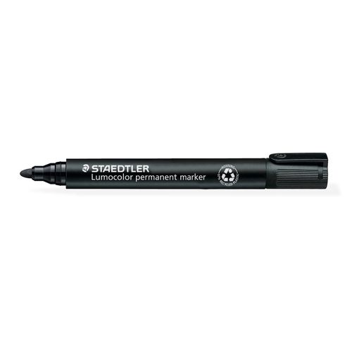 Staedtler 352 Permanent Marker Bullet Black - Sold Each (10 per Box)