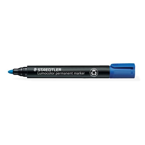 Staedtler 352 Permanent Marker Bullet Blue - Sold Each (10 per Box)