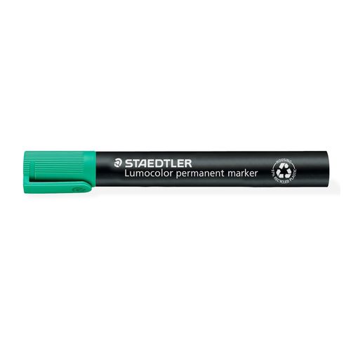 Staedtler 352 Permanent Marker Bullet Green - Sold Each (10 per Box)