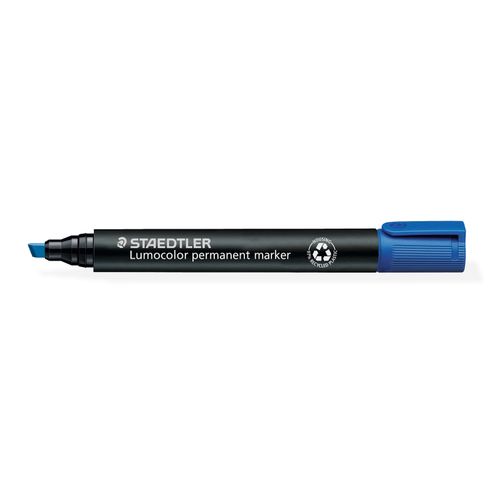 Staedtler 350 Permanent Marker Chisel Blue - Sold Each (10 per Box)