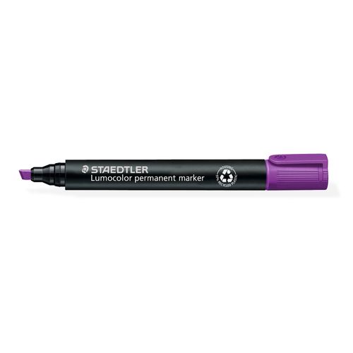 Staedtler 350 Permanent Marker Chisel Violet Box 10