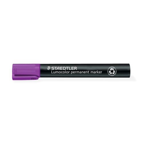 Staedtler 350 Permanent Marker Chisel Violet Box 10