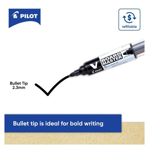 Pilot BegreeN V Board Master Whiteboard Marker Bullet Tip Violet - Sold Each (10 per box)