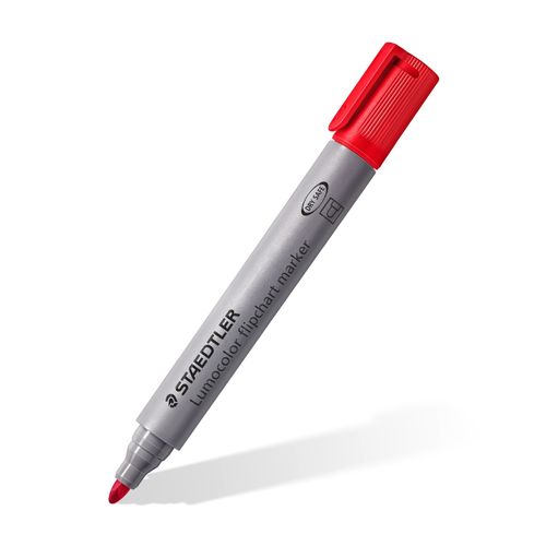 Staedtler Lumocolor Flipchart Marker Wallet Of 4 Assorted Colours 356 WP4