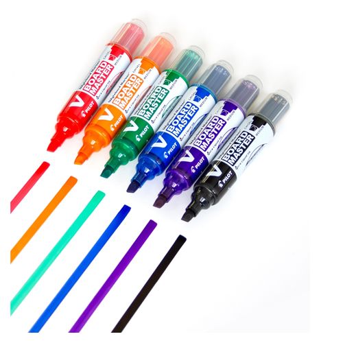 Pilot BegreeN V Board Master Whiteboard Marker Chisel Tip Assorted Box 10