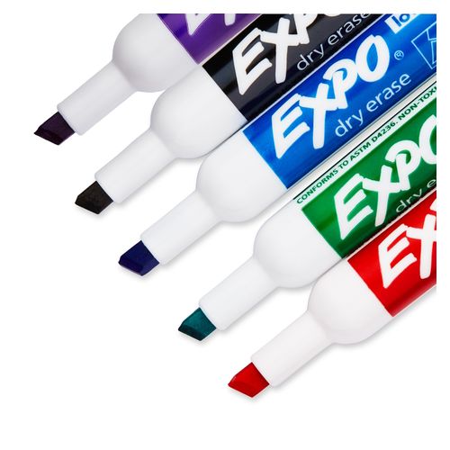 Expo Whiteboard Marker Chisel Assorted Box 36