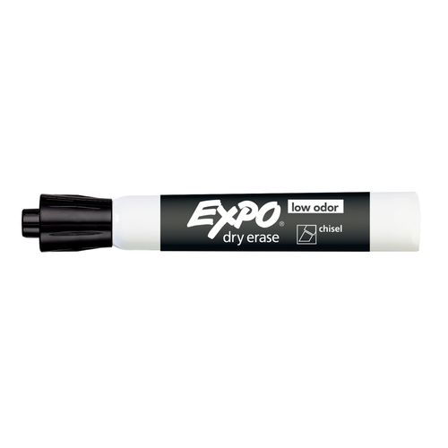 Expo Whiteboard Marker Chisel Black Box 36