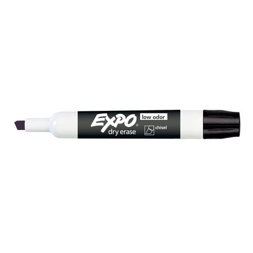 Expo Whiteboard Marker Chisel Black Box 36