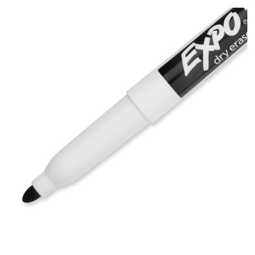 Expo Low Odour Dry Erase Whiteboard Markers Fine Tip Black Box 36