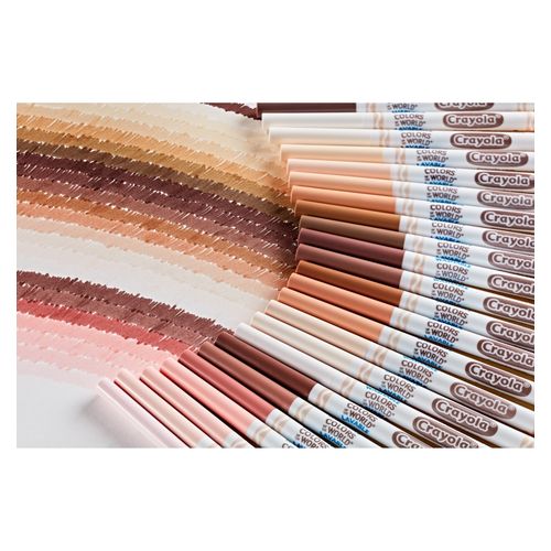 Crayola Colours of the World Washable Markers Pack 24