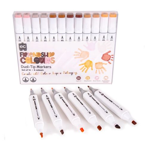 EC Friendship Colours Dual-Tip Markers Set 12
