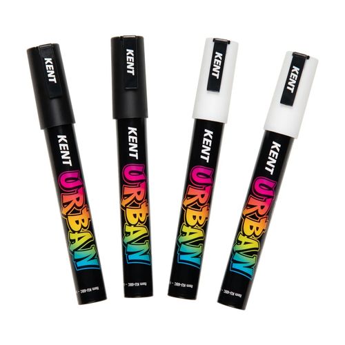 Kent Urban Paint Marker 6mm Nib Mono Set 4